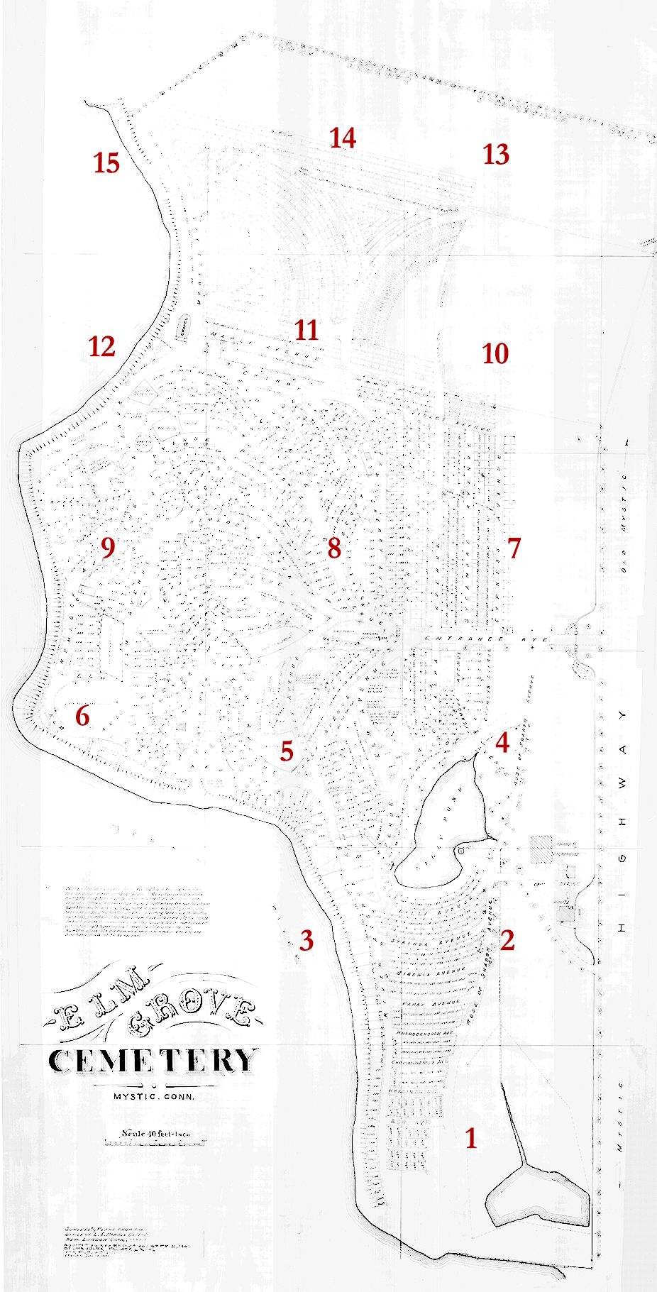 Elm Grove Grounds Map